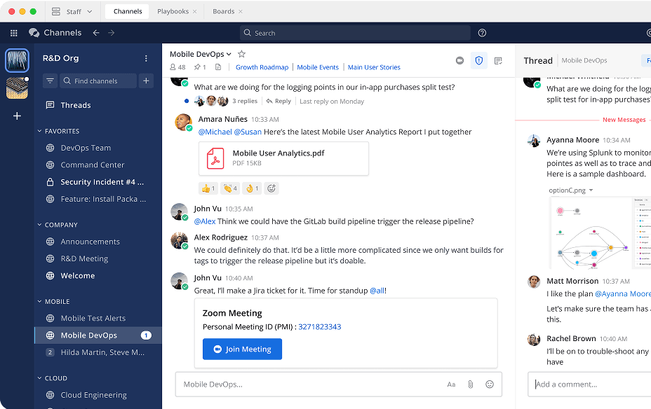 Mattermost Screenshot