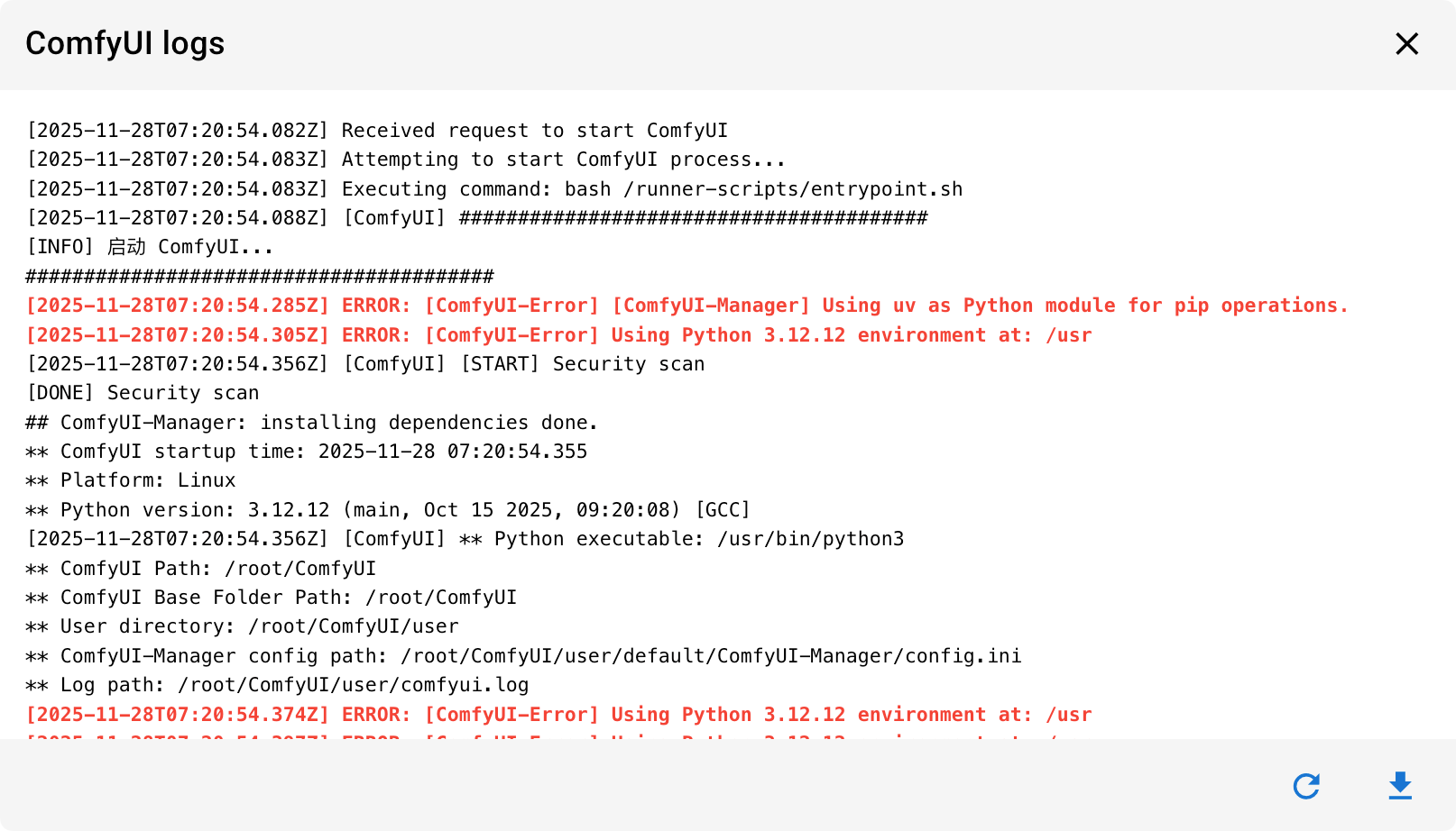 Export Logs