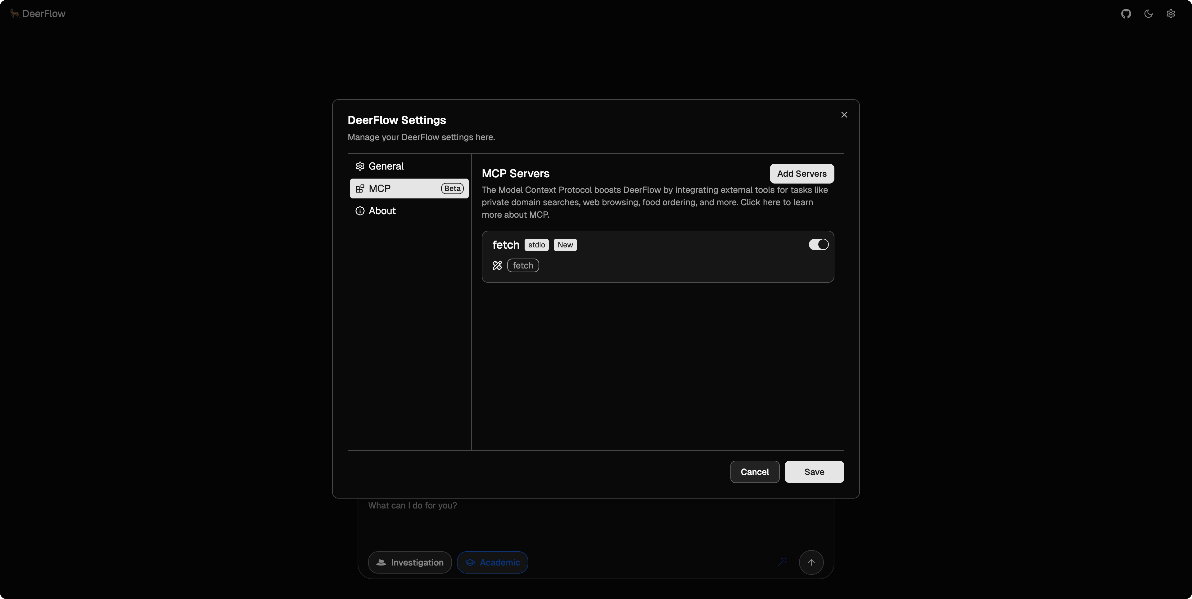 Add MCP server