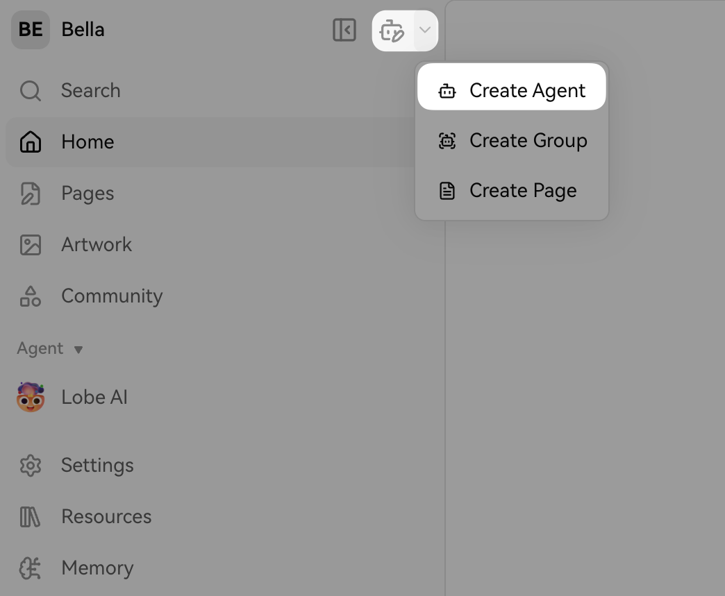 Create custom agent