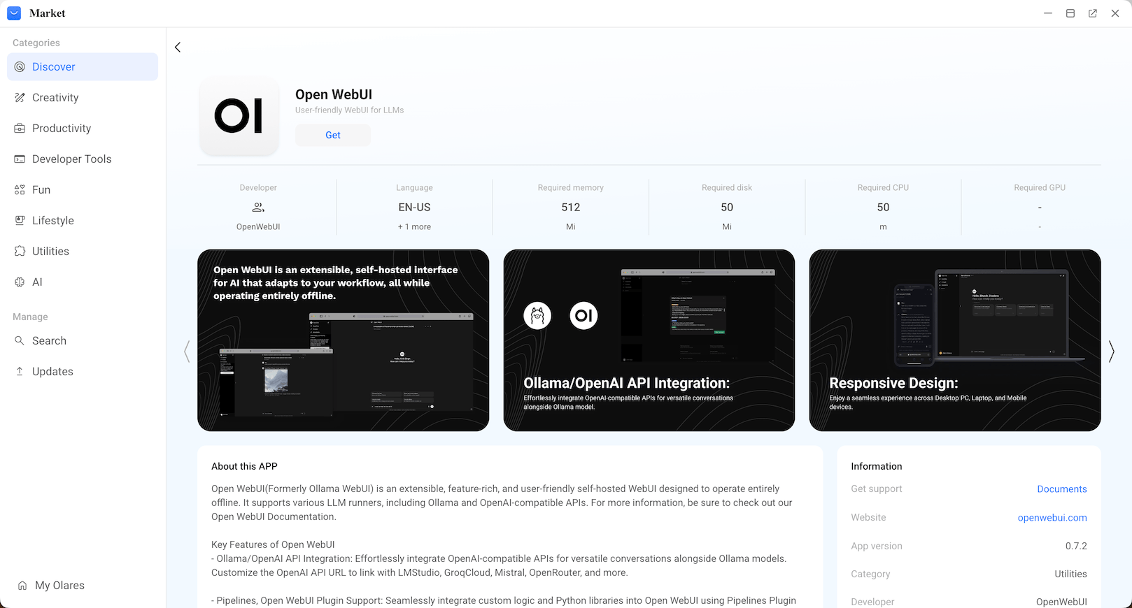 Install Open WebUI