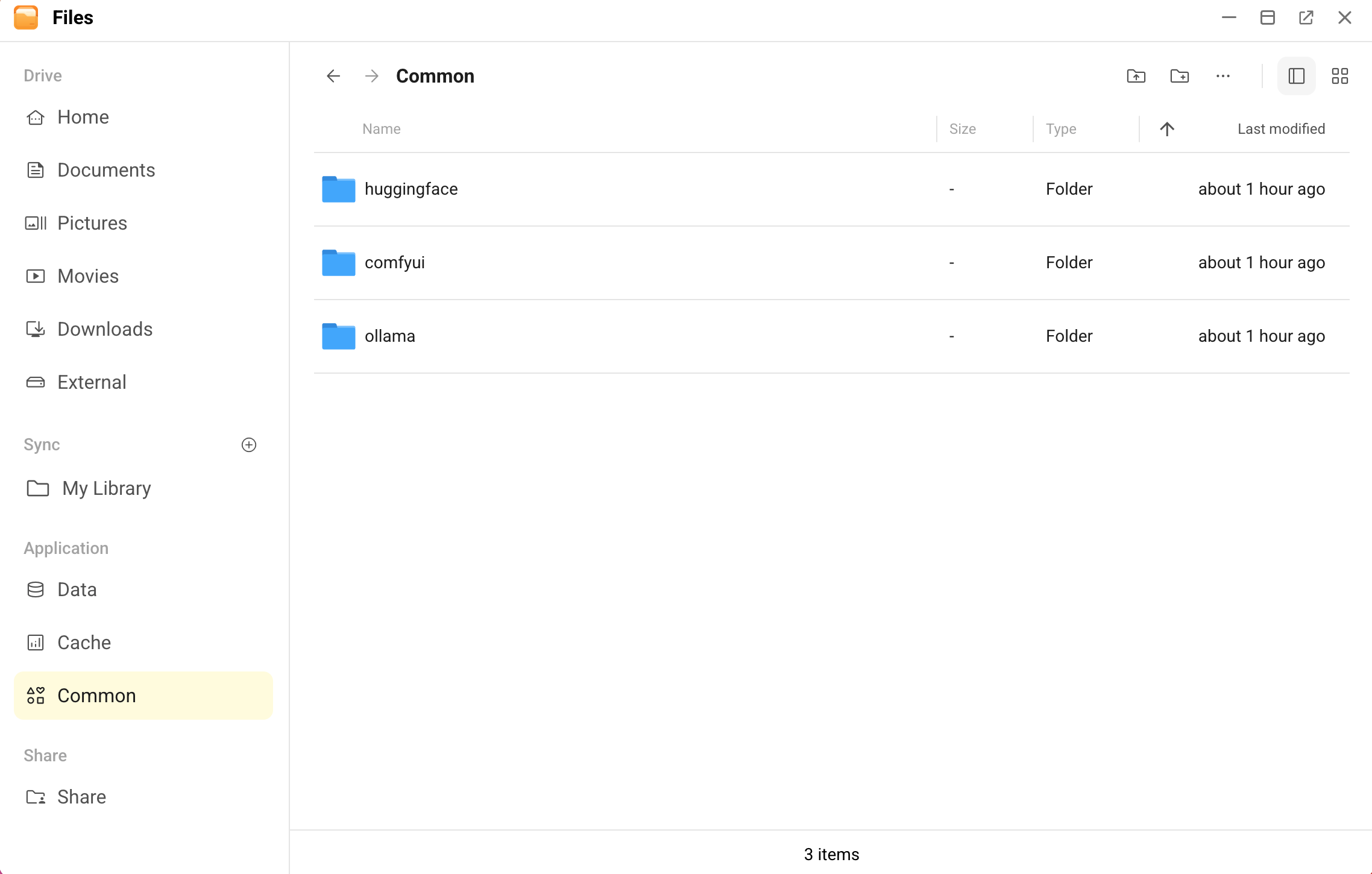 Common directory interface