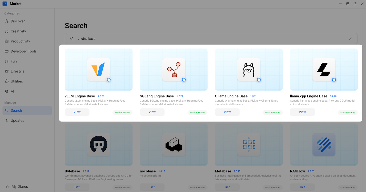 Engine Base apps in Market