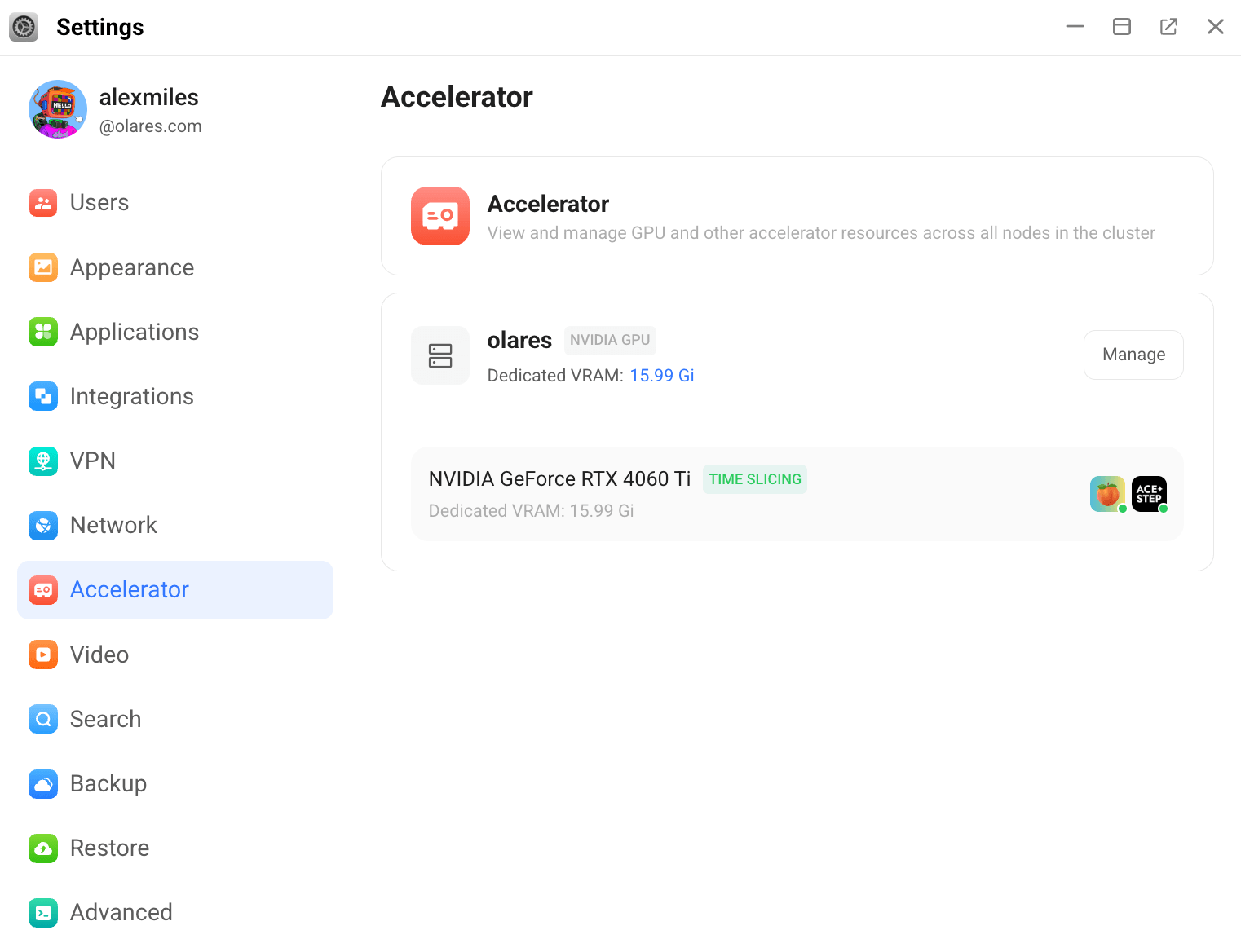 Accelerator overview