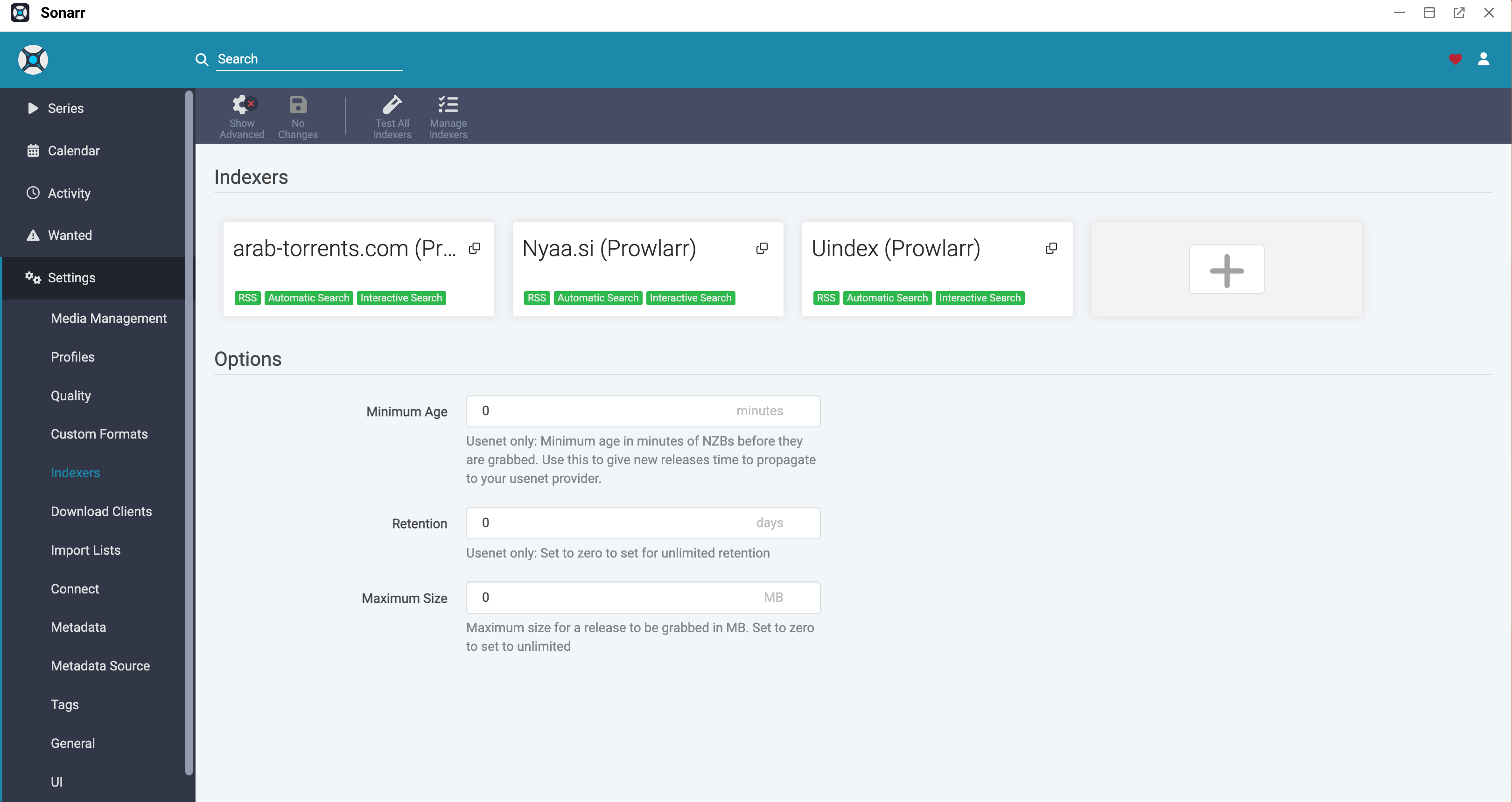 Prowlarr Sonarr sync verify