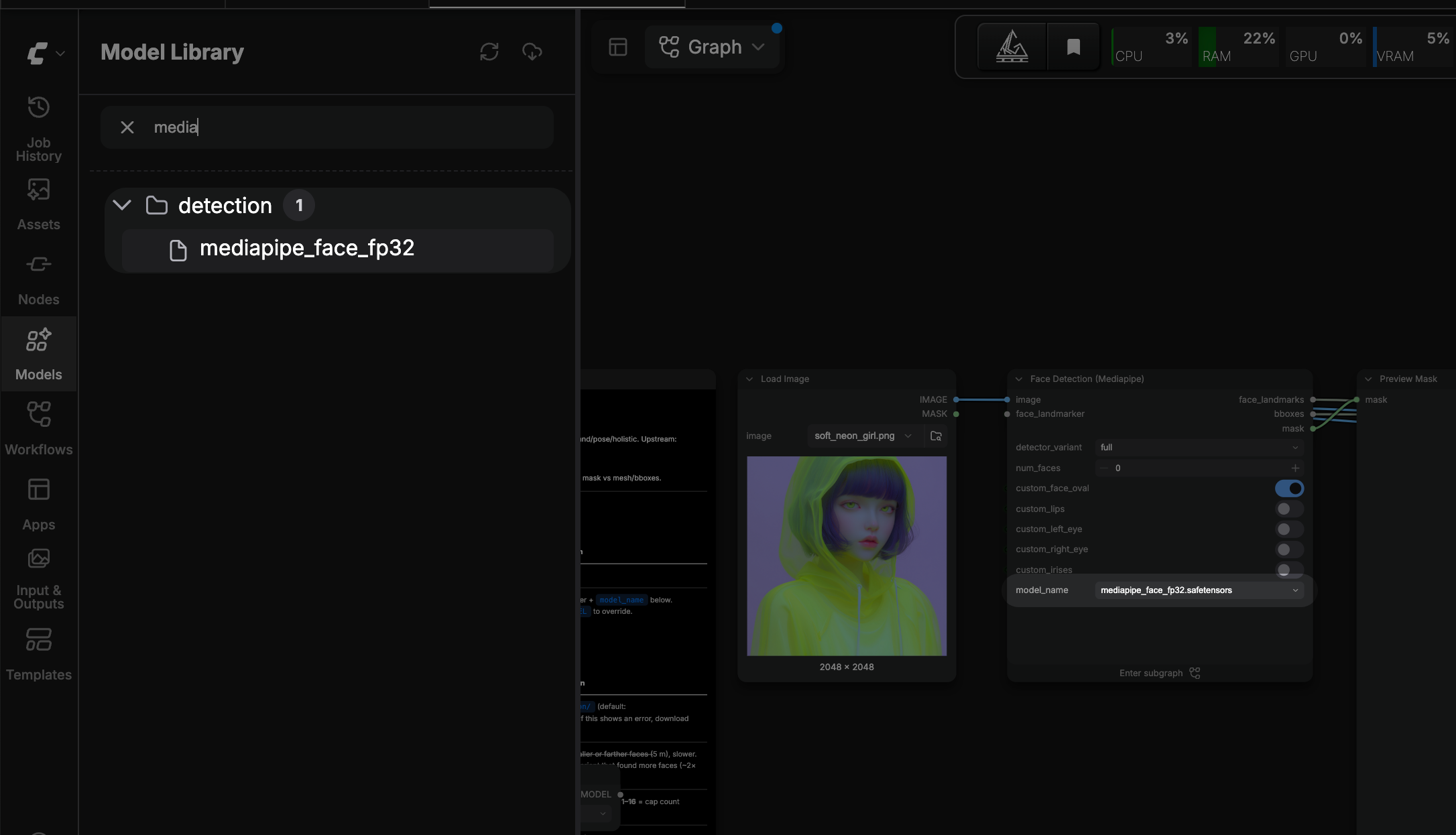 Detection model recognized after restart