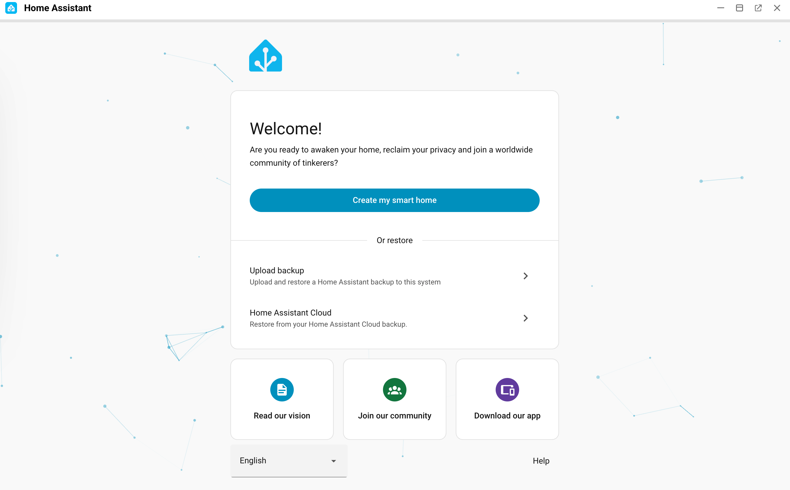 Open Home Assistant