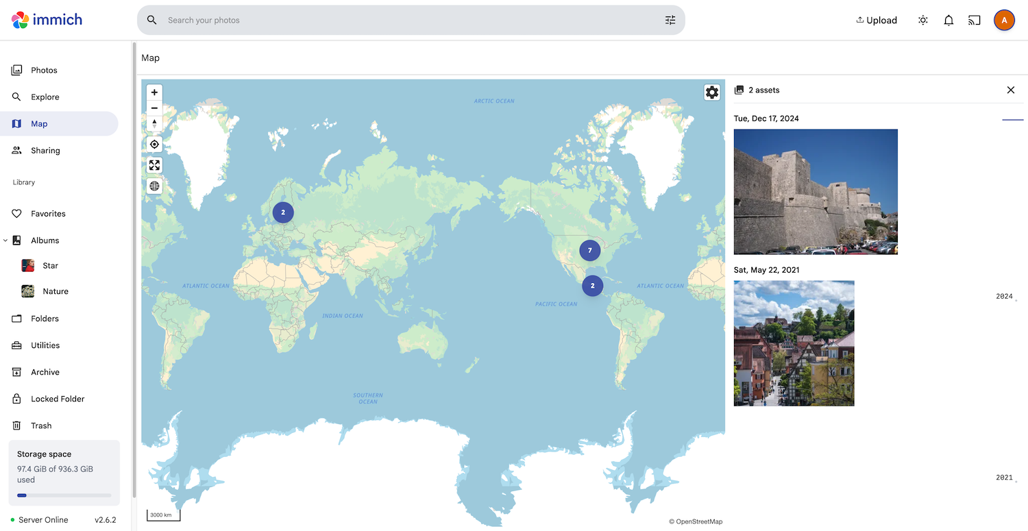 Map view
