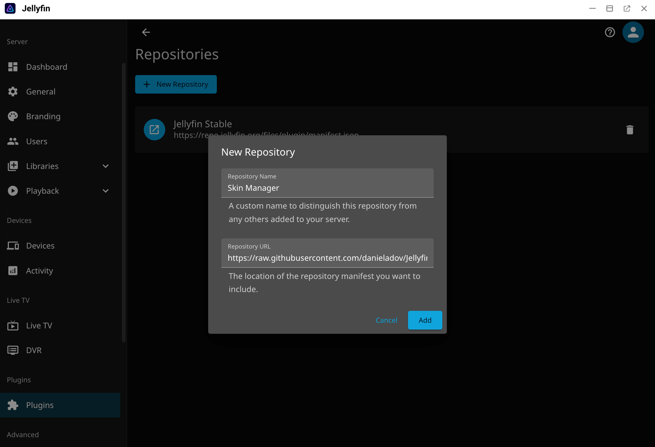 Add plugin repository
