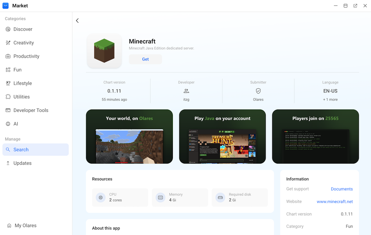Minecraft in Market