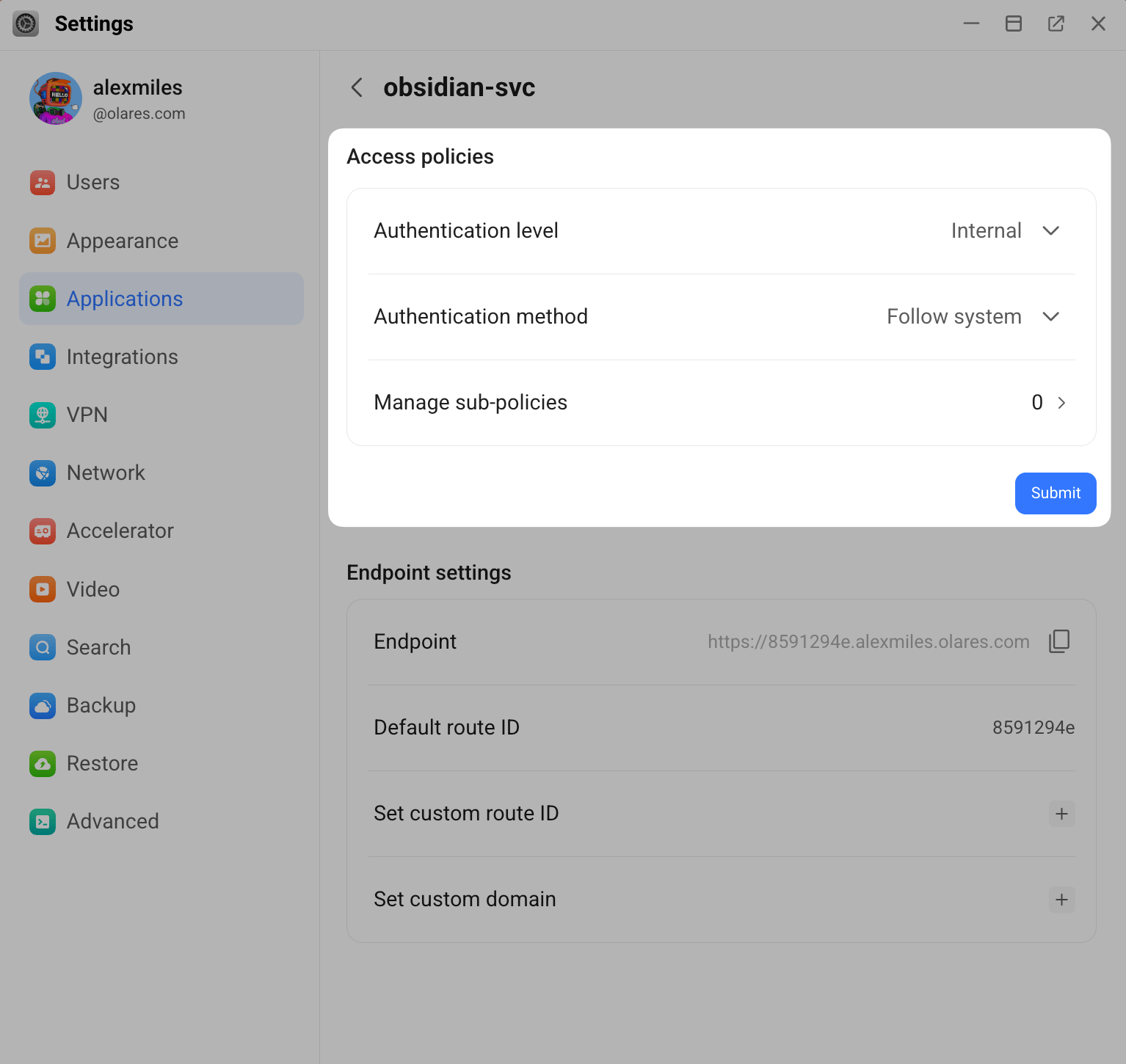 Set Obsidian LiveSync authentication level