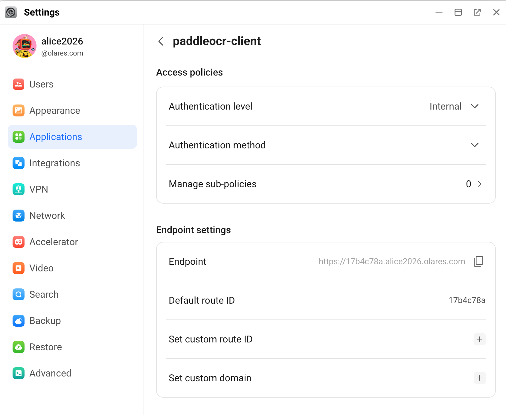 PaddleOCR endpoint