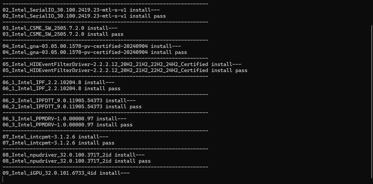 Install driver