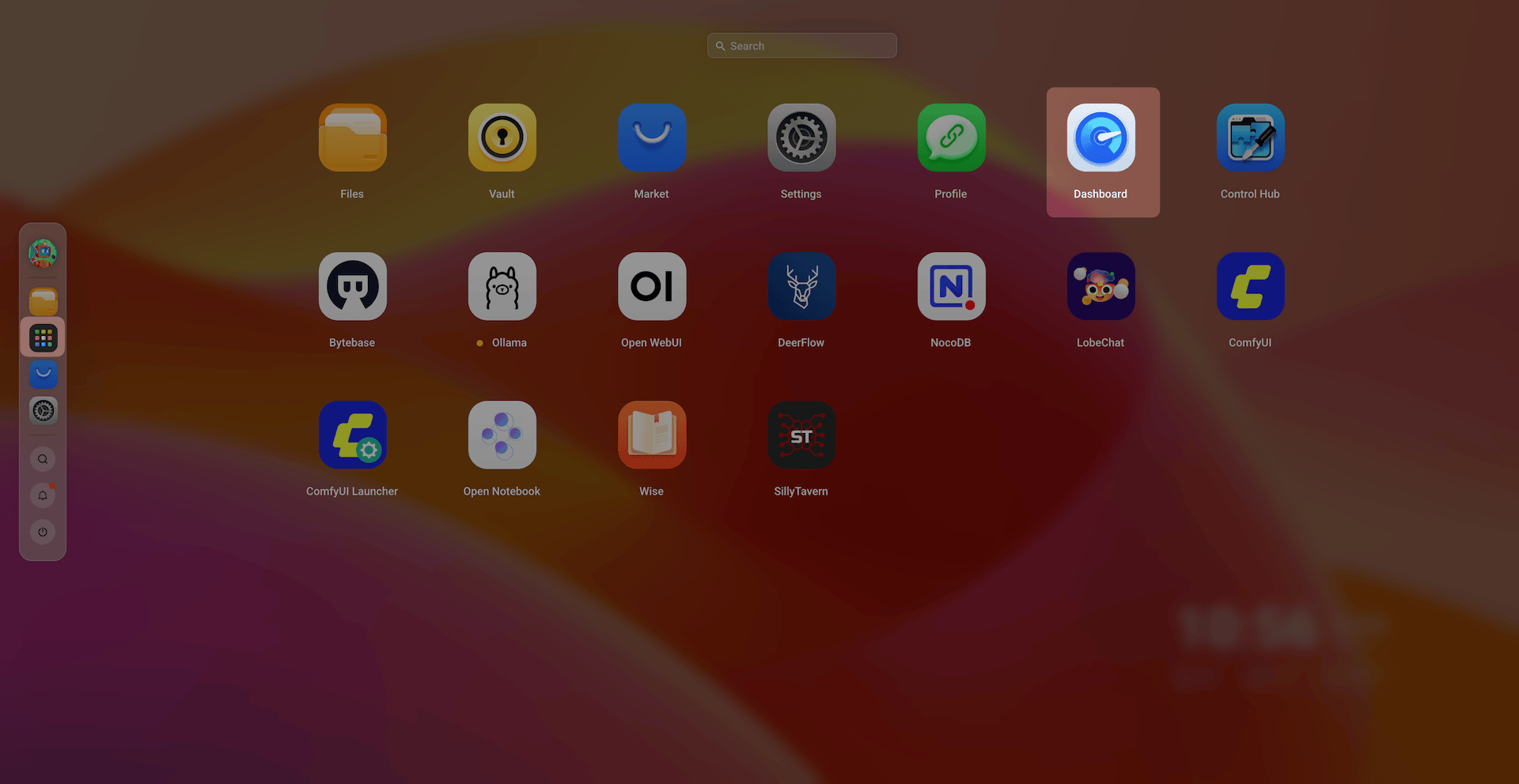 Find Dashboard app