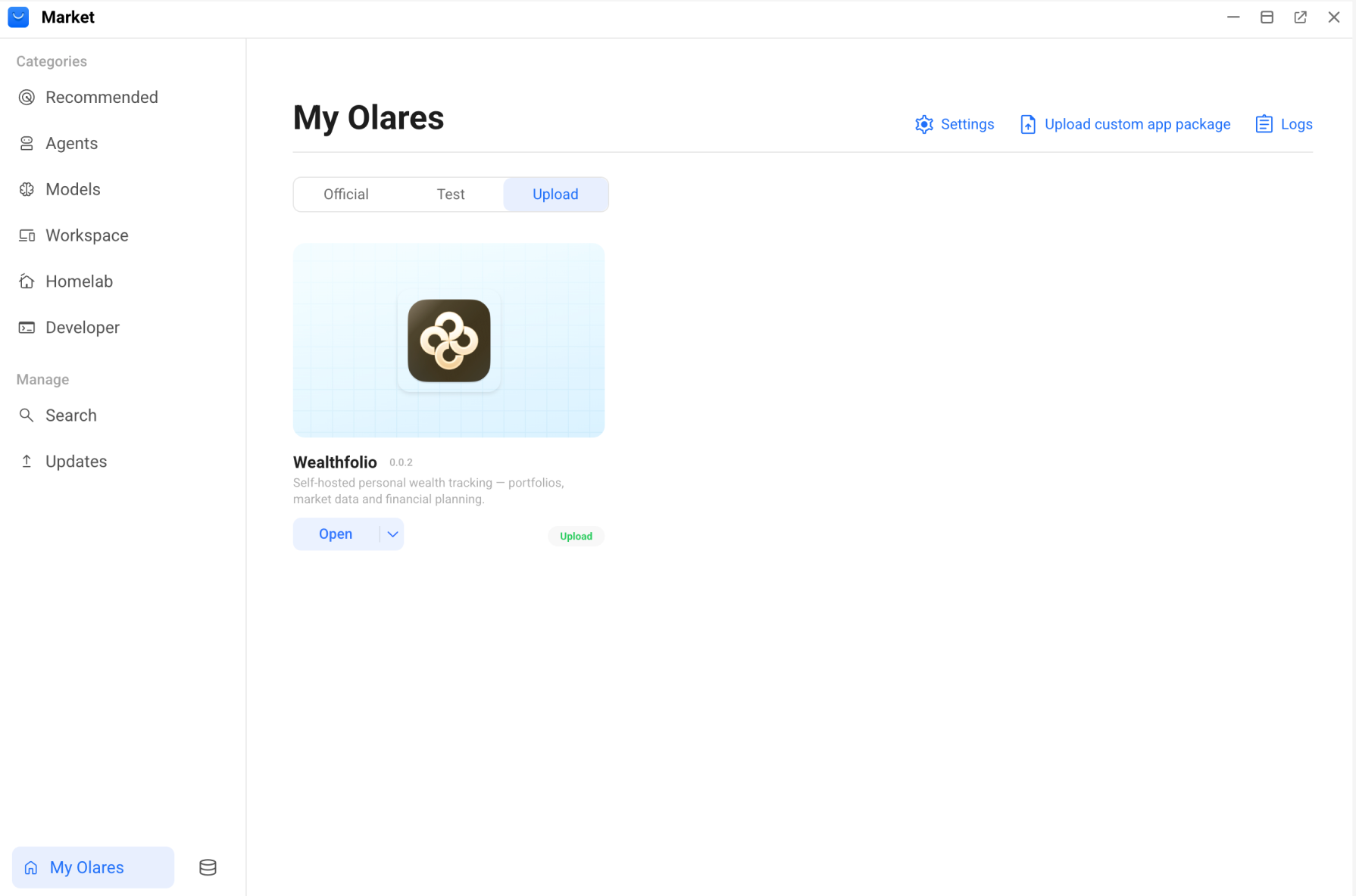 Deployed app in Lares