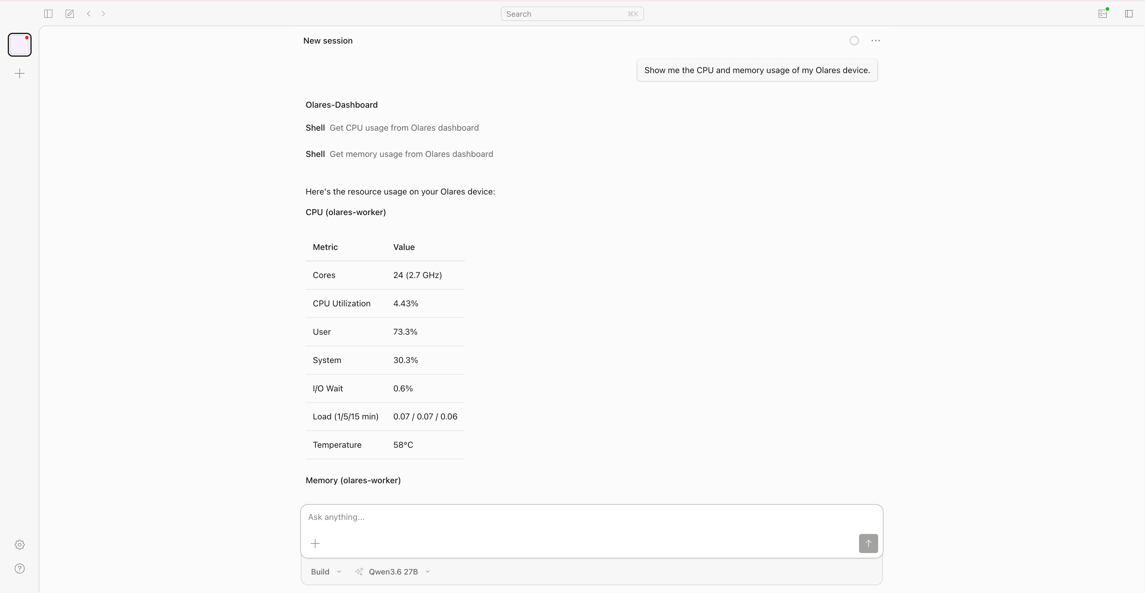 Ask another question in OpenCode