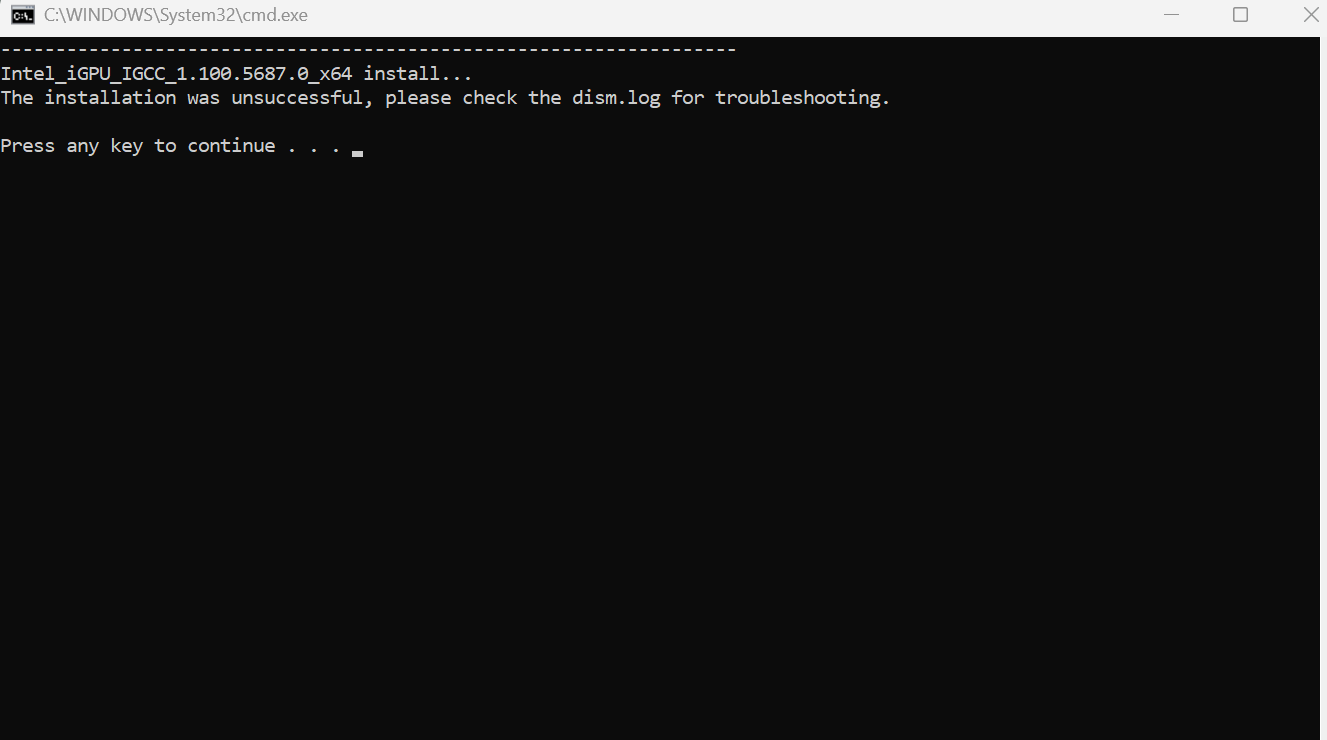 System restart