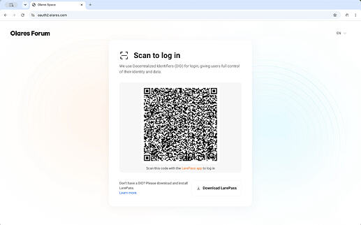 Olares Forum QR code
