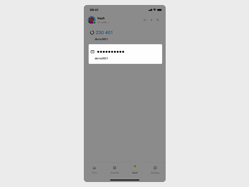 Check the saved login password in Vault